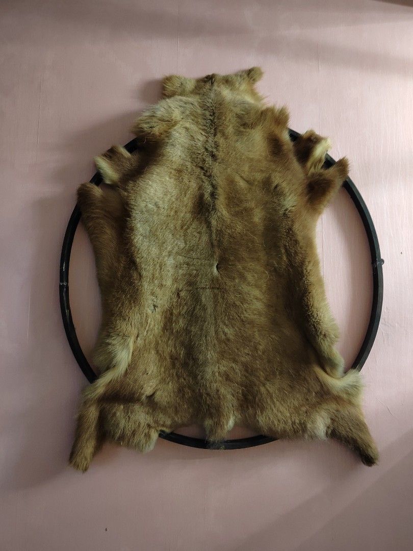 Deer fur frame