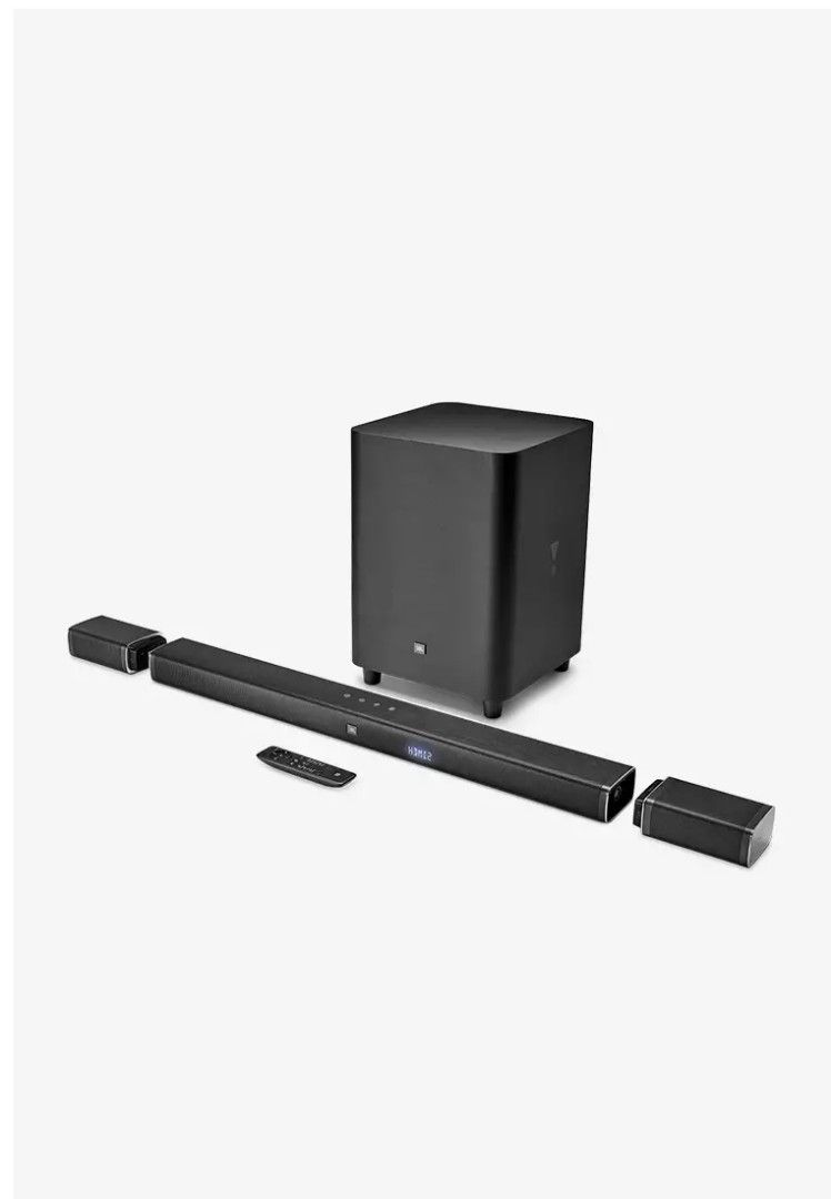 JBL bar 5.1 - home theatre system full set with free multimedia projector (Category: Soundbars, Speakers & Amplifiers) located in Singapore. Submitted by mughilan2405 (Listing ID 1368599257, Image 1). Description: JBL bar 5.1 home theatre system excellent condition and performance for more information pls Google this model free multimedia projector (worth $250).