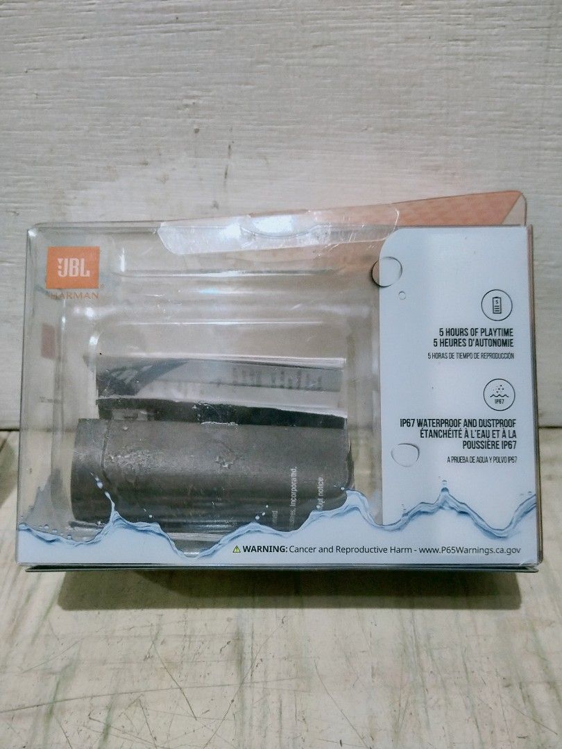 JBL Bluetooth speaker (Category: Portable Audio Accessories) located in Binan City. Submitted by scuteriztha (Listing ID 1368628060, Image 1). Description: Bluetooth speaker seldom used orig price 2k 1.5k only dm for interested 09554677103.
