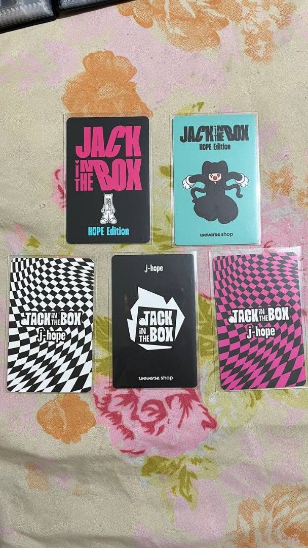 JITB Jhope/Hobi PC (Category: K-Wave Merchandise) located in Quezon City. Submitted by ParkFilter (Listing ID 1368646819, Image 2). Description: RPC and POB PCs from JITB/JITB Hope edition sold as set.