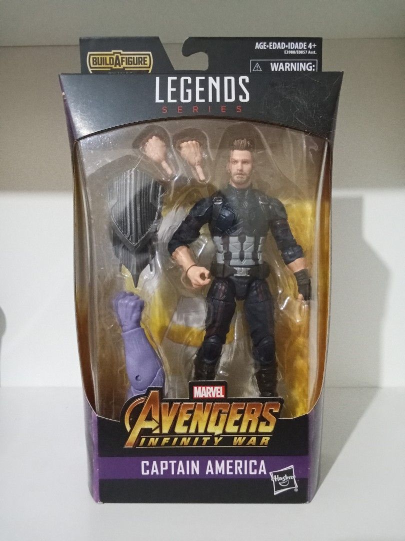 Marvel Legends Captain America Action Figure (Category: Figurines & Statues) located in Taguig. Submitted by mspink18 (Listing ID 1368754525, Image 1). Description: NOW P1,000 FROM P1,500 MISB PAYMENT through Gcash SHIPPING via Lalamove or J&T.