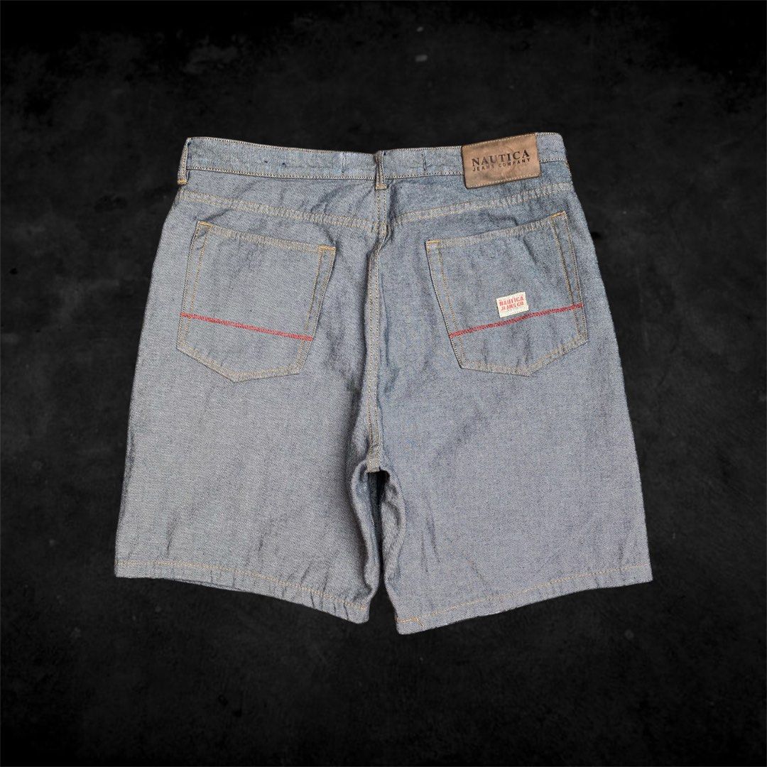 NAUTICA INVERTED COLOR JORTS (Category: Jeans) located in Balanga. Submitted by faded_garmz (Listing ID 1368716189, Image 2). Description: NAUTICA JEANS INVERTED COLOR JORTS GOOD CONDITION COMPLETE TAGS THE TRADITIONAL COLOR OF THE JEANS IS LOCATED ON INTERNAL PART COLOR MAY VARY DUE TO LIGHTNING DIMENSIONS WAIST - 36”-38” LENGTH - 21.5” LEG OPENING - 12.5” PRICE: ₱1,420 📌PLEASE READ AND CHECK ALL PHOTO DETAILS BEFORE BUY 📌BUY WITH CONFIDENT 🫶