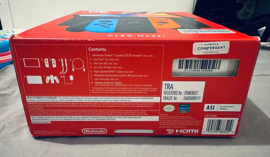 Nintendo Switch OLED63108480028418111