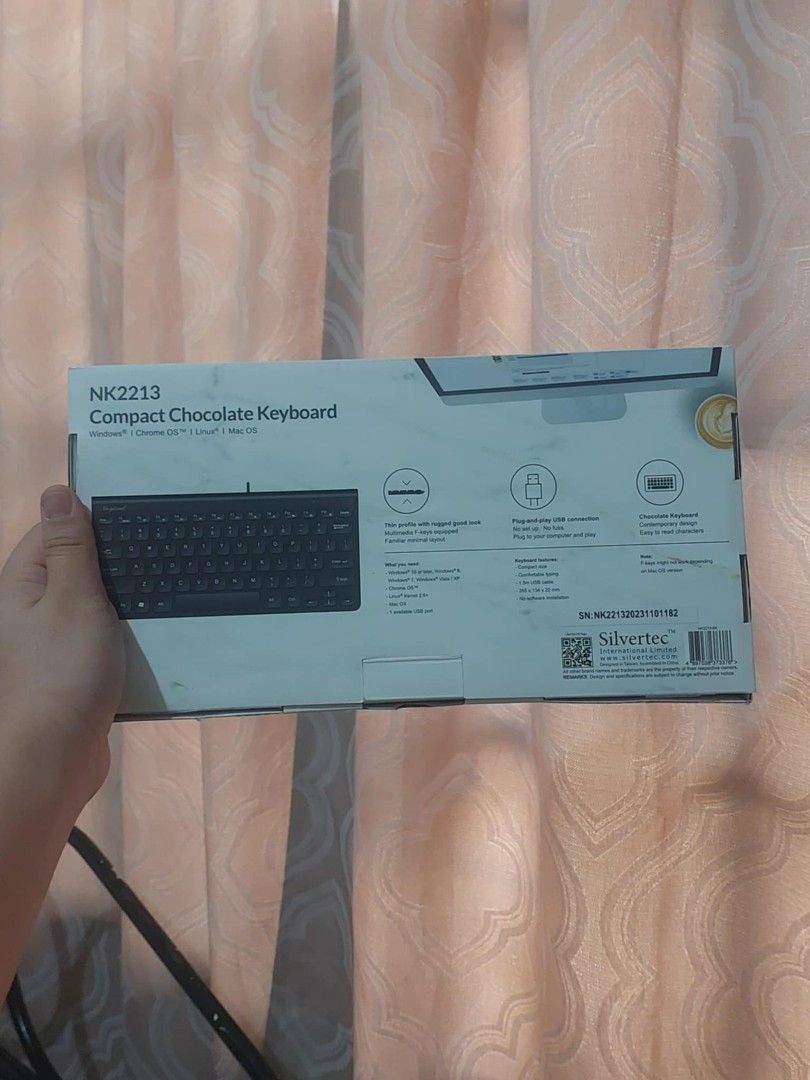 Norgicool Compact Corded Keyboard (Category: Computer Keyboard) located in Dagupan City. Submitted by bsb89 (Listing ID 1368601440, Image 2). Description: 📌 Bought Last Year (November 2024) 📌 Original Price: 600 📌 Twice Used.