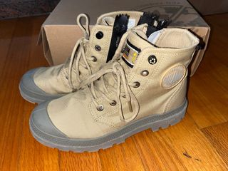 Palladium卡其色防水登山鞋64247024476931110