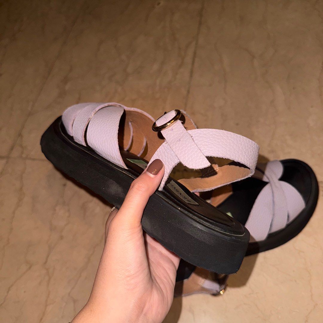 Renegade Folk Together Slides (Lilac) (Category: Flats & Sandals) located in Paranaque City. Submitted by jidelc (Listing ID 1368731607, Image 3). Description: Renegade Folk Together Slides (Lilac, 8) - color is unlisted on website already - with signs of usage but in good condition - price is slightly nego for sure buyers :).