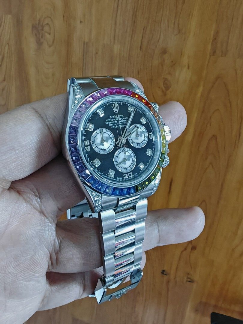 Rolex Oyster Perpetual (Category: Luxury Watches) located in Quezon City. Submitted by tanramoni (Listing ID 1368764685, Image 2). Description: For sale: Rolex Oyster Perpetual Top tier dead match copy 48k only. Complete with box. QC area.