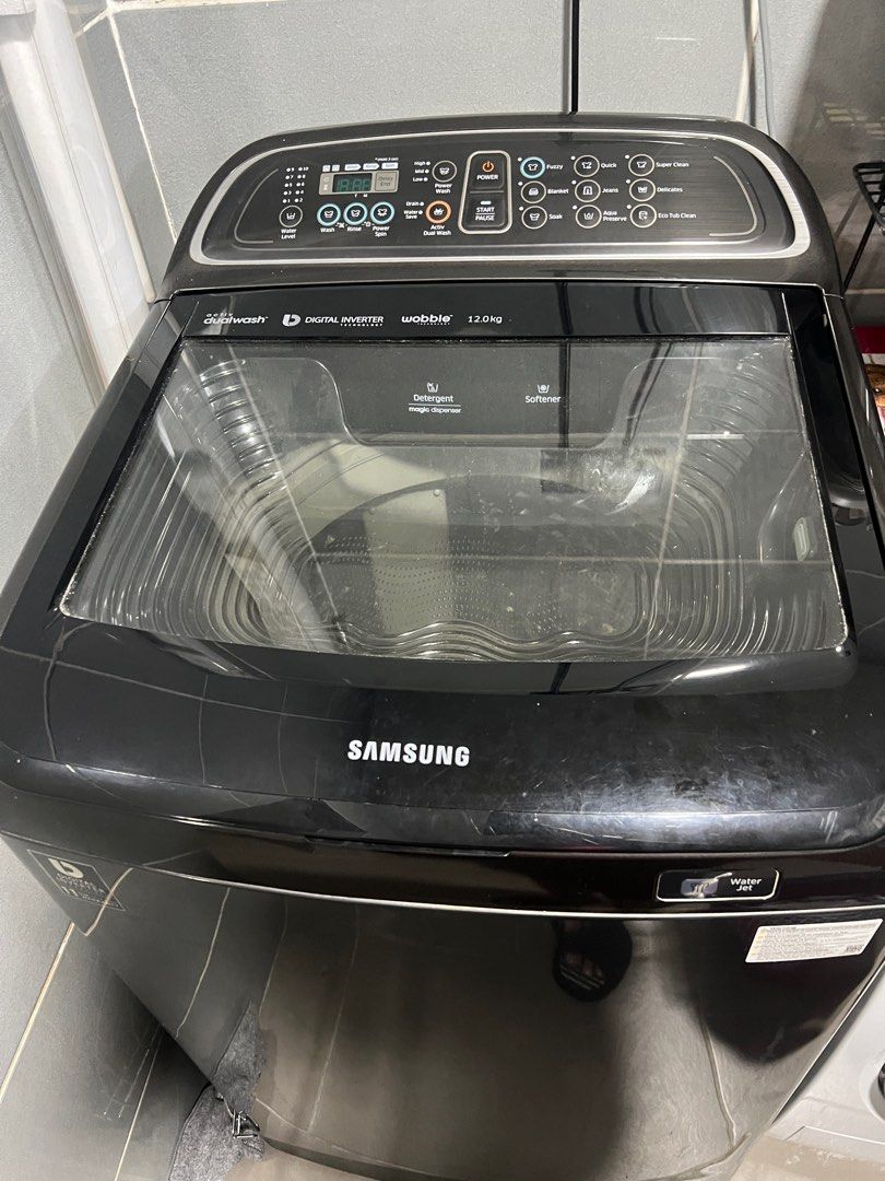 Overloaded Top Load Machine Samsung Top Load Washer, TV & Home Appliances, Washing Machines and ...