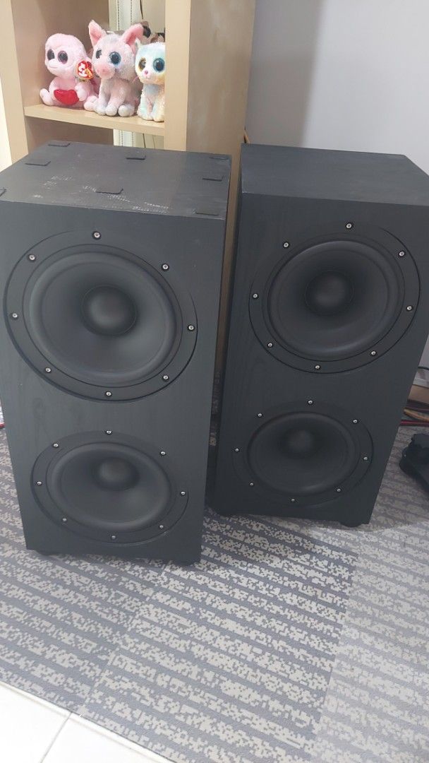 SB Acoustics Passive DIY Subwoofers Pairs make a quad Drivers SB34NRXL75-8 12" Woofers not JL Audio SVS Rythmik Audio REL JTR earthquake Dayton audio wharfedale yamaha marantz Onkyo Rockna Parasound JBL Subwoofer (Category: Soundbars, Speakers & Amplifiers) located in Singapore. Submitted by hifi_ht_enthusiast (Listing ID 1368626541, Image 1). Description: Mint Condition SB Acoustics Passive DIY Subwoofers Pairs make a quad Drivers SB34NRXL75-8 1