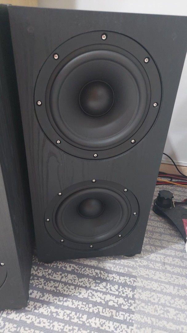 SB Acoustics Passive DIY Subwoofers Pairs make a quad Drivers SB34NRXL75-8 12" Woofers not JL Audio SVS Rythmik Audio REL JTR earthquake Dayton audio wharfedale yamaha marantz Onkyo Rockna Parasound JBL Subwoofer (Category: Soundbars, Speakers & Amplifiers) located in Singapore. Submitted by hifi_ht_enthusiast (Listing ID 1368626541, Image 3). Description: Mint Condition SB Acoustics Passive DIY Subwoofers Pairs make a quad Drivers SB34NRXL75-8 1