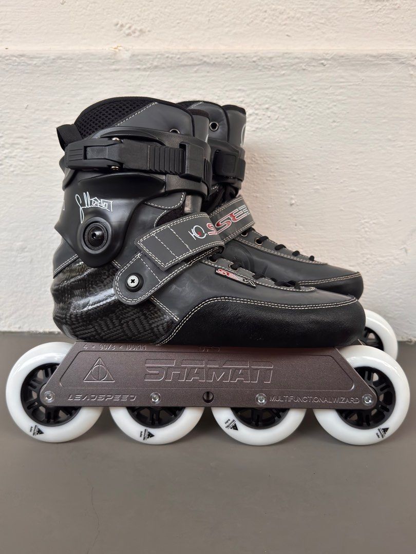 Seba CJ with wizard frames and 90mm #rollerblade