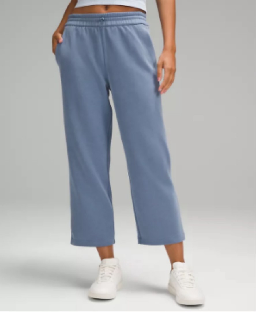 Women's Plus High Rise Hyperstretch Cropped Straight Pants
