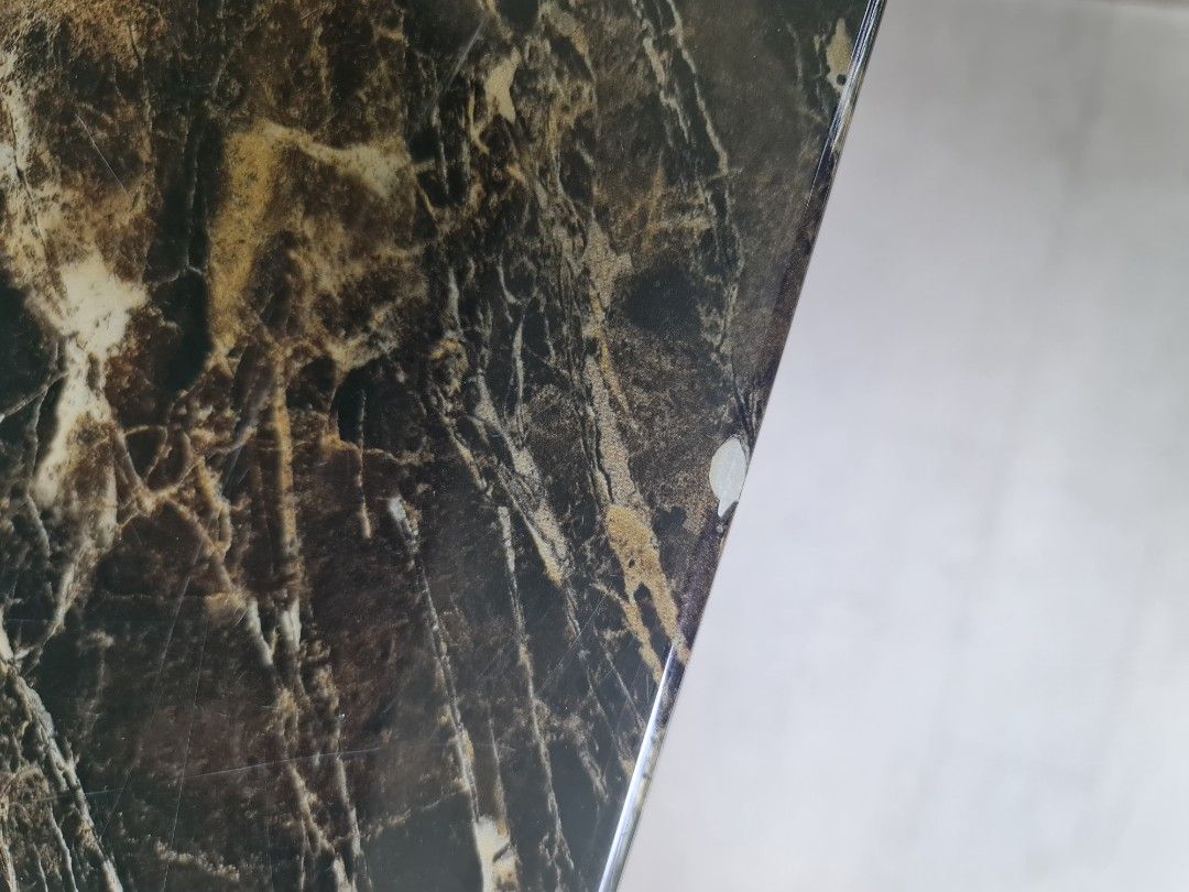 Solid Dining table [not clickbait] (Category: Tables & Sets) located in Singapore. Submitted by nutty_nutella (Listing ID 1368600400, Image 3). Description: not for fussy buyer. solid dining table. has chips. dismantled and arrange delivery at buyers cost pls.