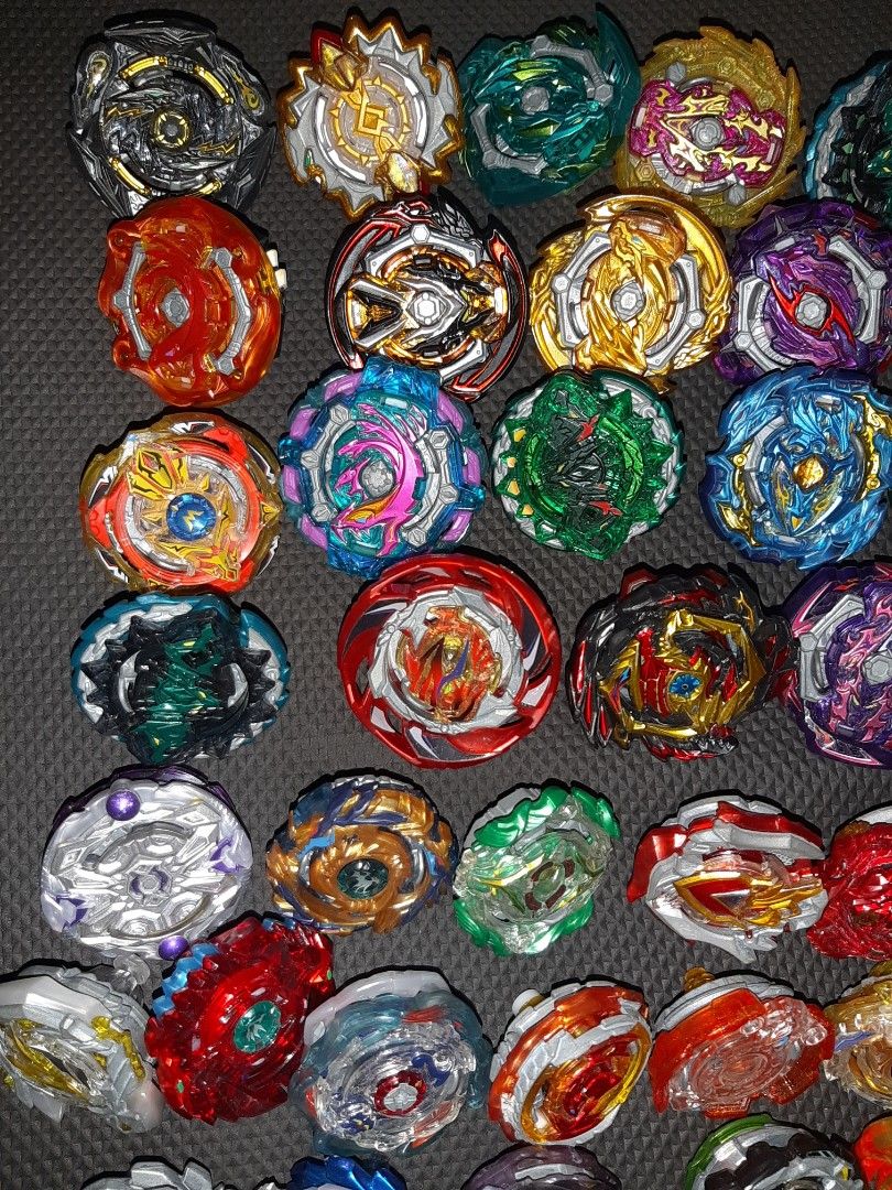 Takara Tomy Beyblade Burst Authentic (selling individually) (Category: Action & Battle Toys) located in Cavite. Submitted by hakunamatatatoyandcollectibles (Listing ID 1368752373, Image 2). Description: ❗❗selling individually❗❗ Takara Tomy Beyblade Burst Authentic no box preloved in good conditon ***you can message us if you want to have more photos of the item you want to inquire*** Japan imported items What you see is what you get (WYSIWYG) As 