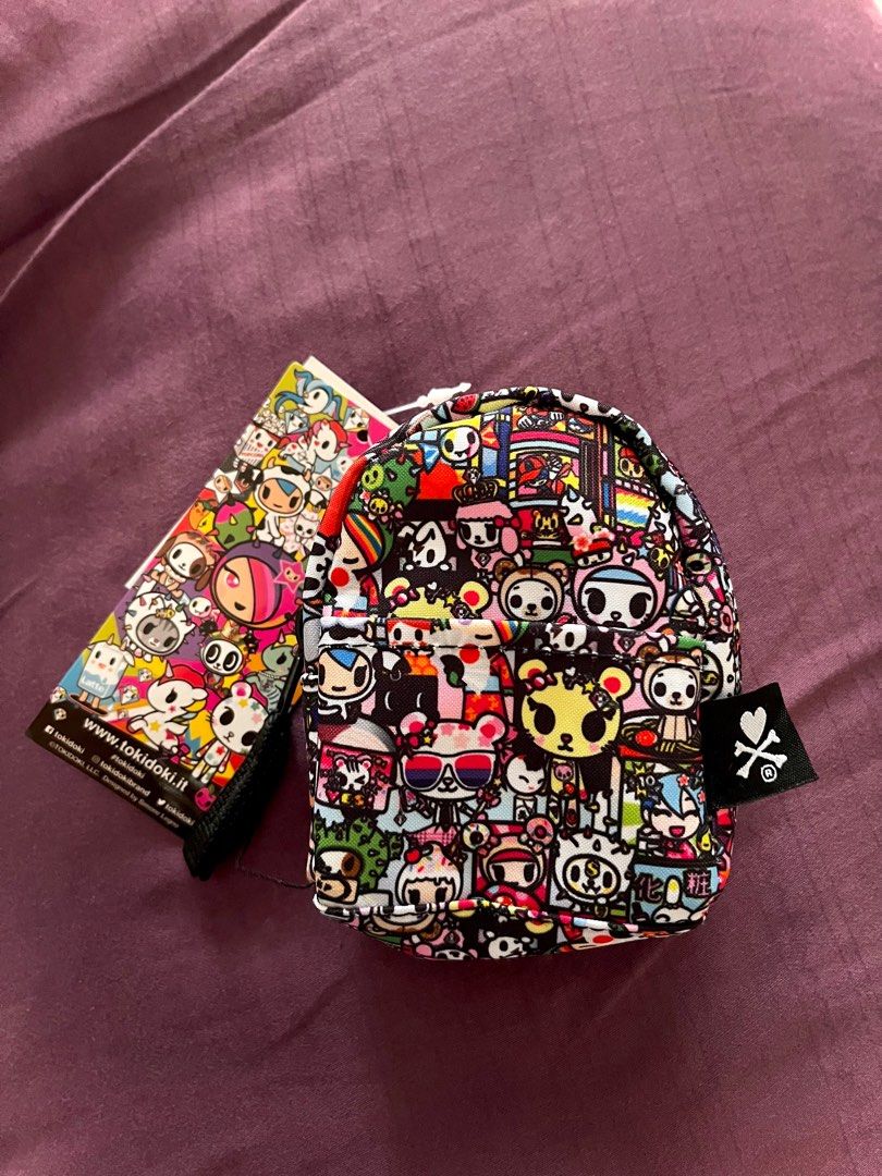 Tokidoki Coin Purse Bag Charm Keychain Micro Backpack (Category: Purses & Pouches) located in Manila. Submitted by strwberrykori (Listing ID 1368587844, Image 1). Description: - bnew with tags - can be used as a keychain .