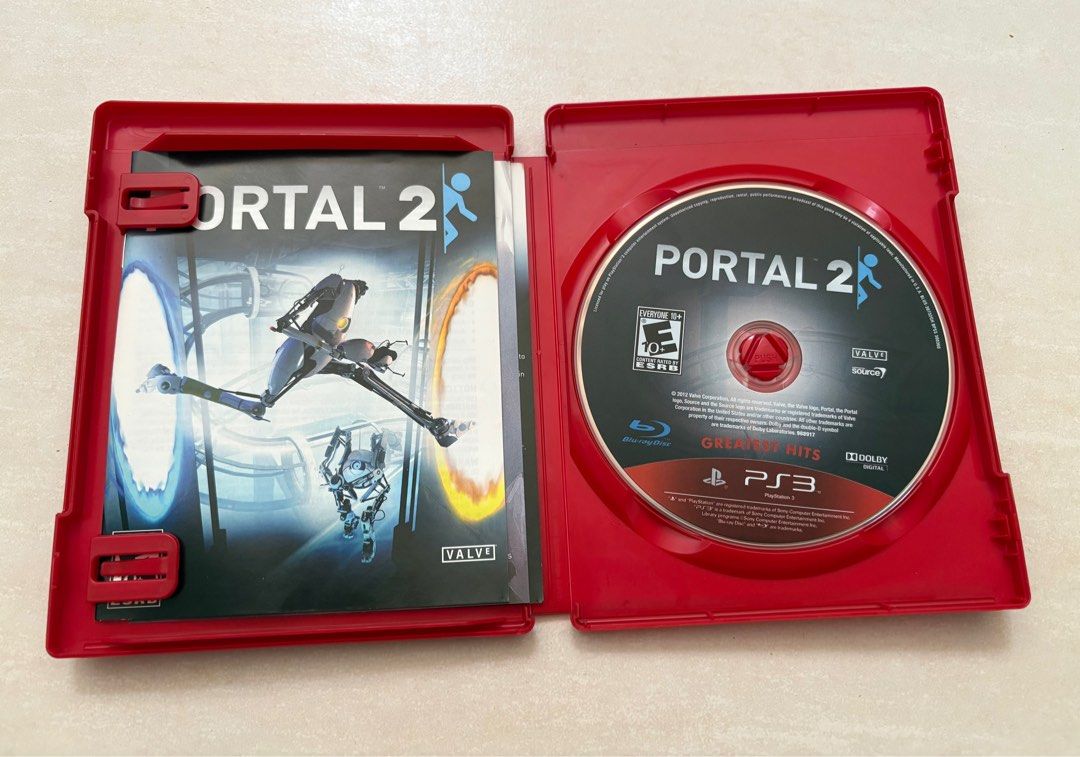 UNIQUE Portal 2 Greatest Hits PS3 with Red Disc Case (Category: PlayStation) located in Manila. Submitted by blissful_bargain_bazaar (Listing ID 1368648709, Image 3). Description: Title: Portal 2 Genre: Sci-Fi, Puzzle, first person NOTE! Has Unique Red Disc Case, as is customary with PS3 greatest hits. The game is about using portal technology to uncover the dark secrets of your robot captor to escape. To be sold as is indicated in photos! ⚠️IMPO