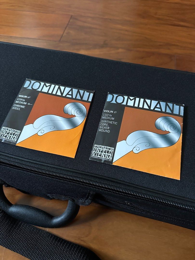 Violin strings (Category: Musical Instruments) located in Singapore. Submitted by yumi89 (Listing ID 1368680281, Image 1). Description: Brand new E & D strings suitable for size 1/8 violin $10 each Free violin case if take 2 strings Self collect .