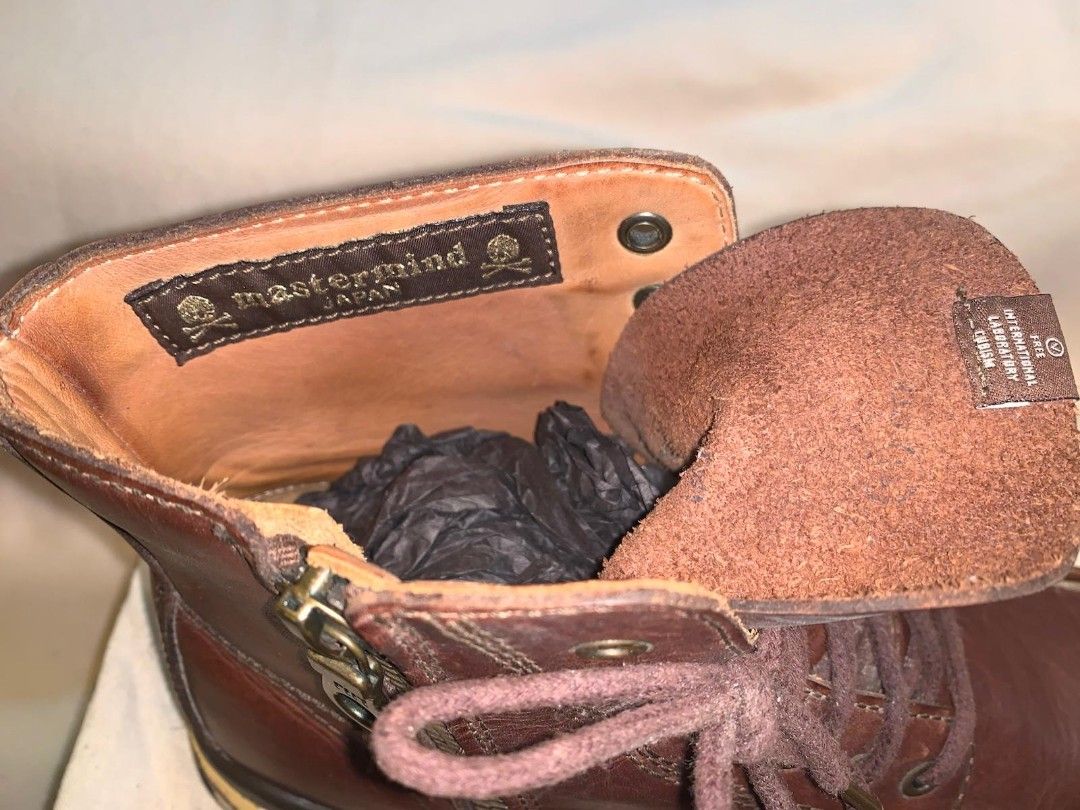 Visvim x mastermind （分類：靴）位於 Hong Kong。 由 chivai 提交（商品編號 1368635753，圖片 7）。簡介： 全新狀態 7 holes。