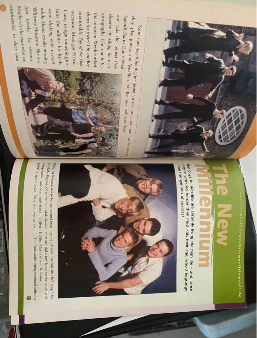 Westlife The Unofficial Book (Category: Storybooks) located in Quezon City. Submitted by shopcjv (Listing ID 1368623645, Image 2). Description: Gaganda ng pics nito sa loob🤩 Perfect sa mga nag cocollect I have other westlife stuff please check my other listings. Thank you Shipping: Jnt/Lalamove/Grab/Ggxpress Loc: Tandang Sora Quezon City.