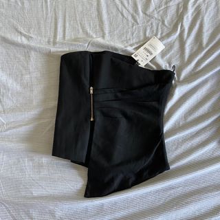 Zara Assymetrical tube top