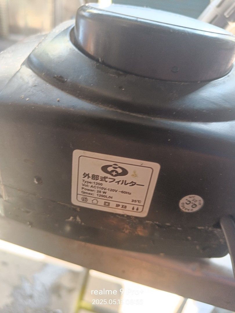 由 t09087892194238 (刊登 ID 1368775831，圖片 2) 提交，位於 高雄市 (Kaohsiung) 的 外置過濾器-1200公升二手正常 (類別：寵物及其他)，說明：。