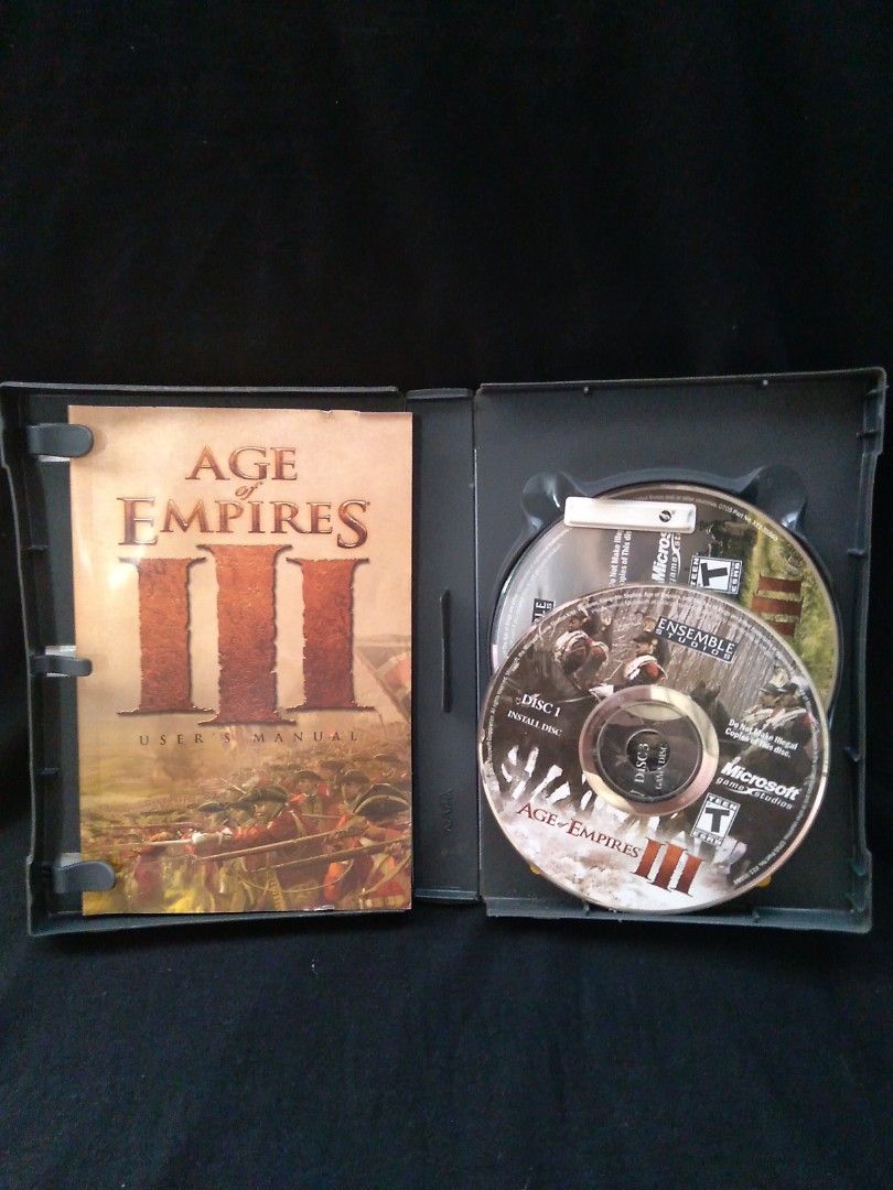 Age of Empires III Original (Category: PlayStation) located in Mandaue City. Submitted by oddball84 (Listing ID 1368771564, Image 3). Description: Original AOE3 PC game with booklet..