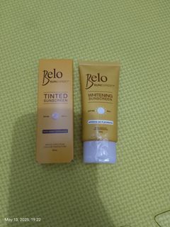 Belo Whitening Sunscreen and Belo Tinted Sunscreen (Mini)
