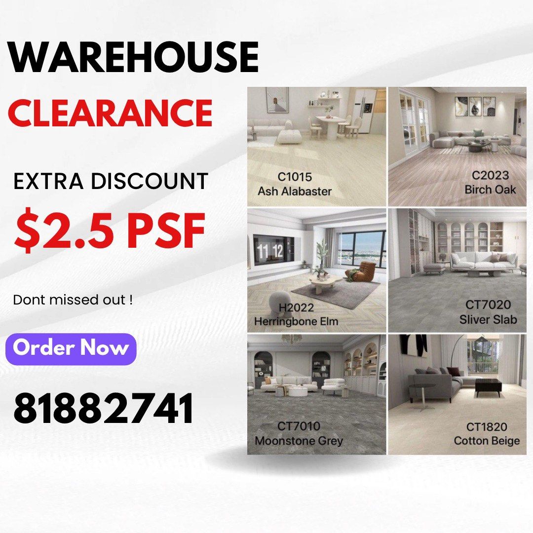 ✅Carousell recommended vinyl /5mm Belgium click Vinyl Flooring🔥Warehouse Clearance Sales🔥bedroom Flooring， kitchen flooring628630932715541122