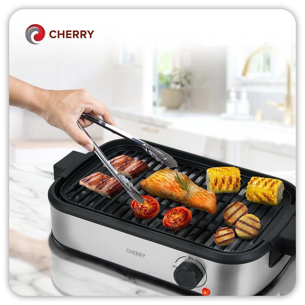 CHERRY Easy Smokeless BBQ Grill GR100 (Category: BBQ, Grills & Hotpots) located in Manila. Submitted by houseofpucci (Listing ID 1368904010, Image 3). Description: CHERRY Easy Smokeless BBQ Grill GR100 Brand new, unopened, and authentic SRP: 3220PHP Product Description Smokeless Grill Feature (Carbon Filter) Quick Heat Easy-to-Clean Easy-to-use 80℃～230℃ Temperature 1800W Power Specifications Net Weight: 2.45kg Rated Voltage: 220~240V/ 60Hz Produc