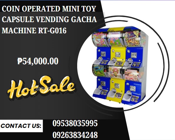 Coin Operated Mini Toy Capsule Vending Gacha Machine RT-G016 ...