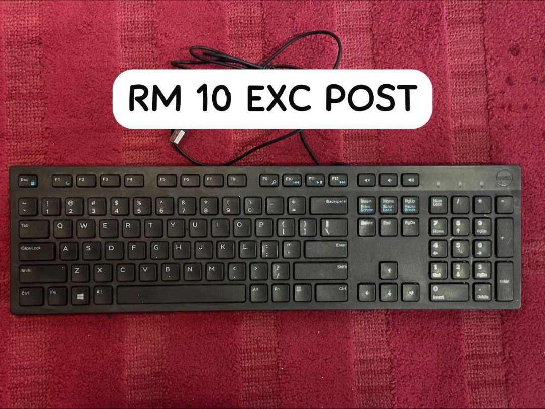Computer Keyboard (Category: Computer Keyboard) located in Kuala Lumpur. Submitted by putrialeey80497 (Listing ID 1368802020, Image 1). Description: good condition function item used/ bundle dari Singapore base Kelantan.