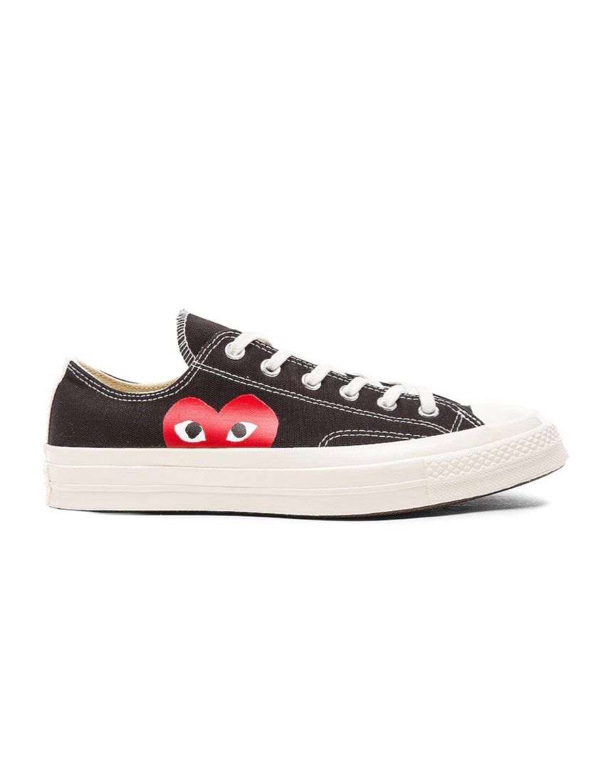 Converse x CDG Chuck 70 size UK 5 (Category: Sneakers) located in Pasig City. Submitted by abbyrds (Listing ID 1368828487, Image 2). Description: Authentic Brand new with box and tags UK 5, EU 37.5, 24cm SRP 9290 selling for only 6500 Location: Pasig.