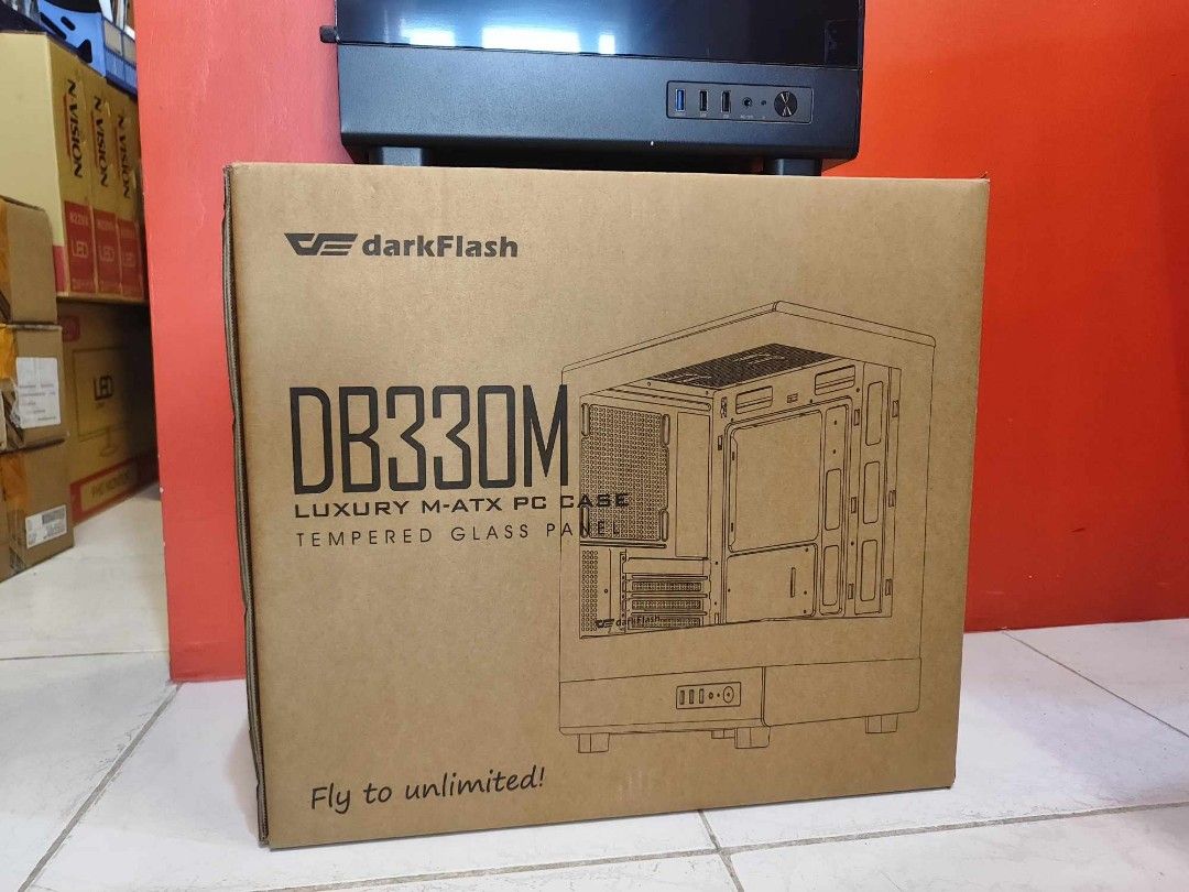 DarkFlash DB330M mATX Tempered Glass PC Case Black (Category: Computer Parts) located in Makati City. Submitted by slaccessoriesshop (Listing ID 1368832040, Image 2). Description: DarkFlash DB330M mATX Tempered Glass PC Case Black 💥 ELECTRONICS, COMPUTER ACCESSORIES AND APPLIANCES 💥 All Items - Original / Brand New / Sealed We issue SALES INVOICE With WARRANTY RECEIPT With TECHNICAL SUPPORT Accepting BULK ORDERS We are OPEN EVERYDAY ! Same Day 