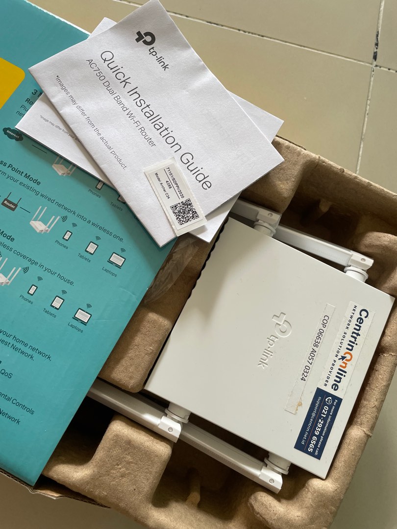 Scentrin Dual band Wifi Router TP Link Centrin, Elektronik, Lainnya di Carousell
