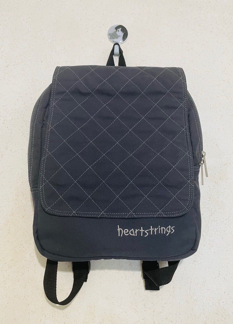 Heartstrings Dark Gray Backpack / Bag (Category: Backpacks) located in Quezon City. Submitted by impulsiveminimalist (Listing ID 1368776136, Image 1). Description: Stored Heartstrings Dark Gray Backpack / Bag.