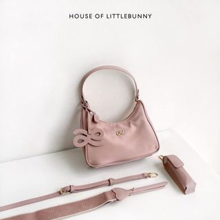 [Pre-loved] House of Little Bunny HOLB Pink Hype Girl Hobo Shoulder Bag
