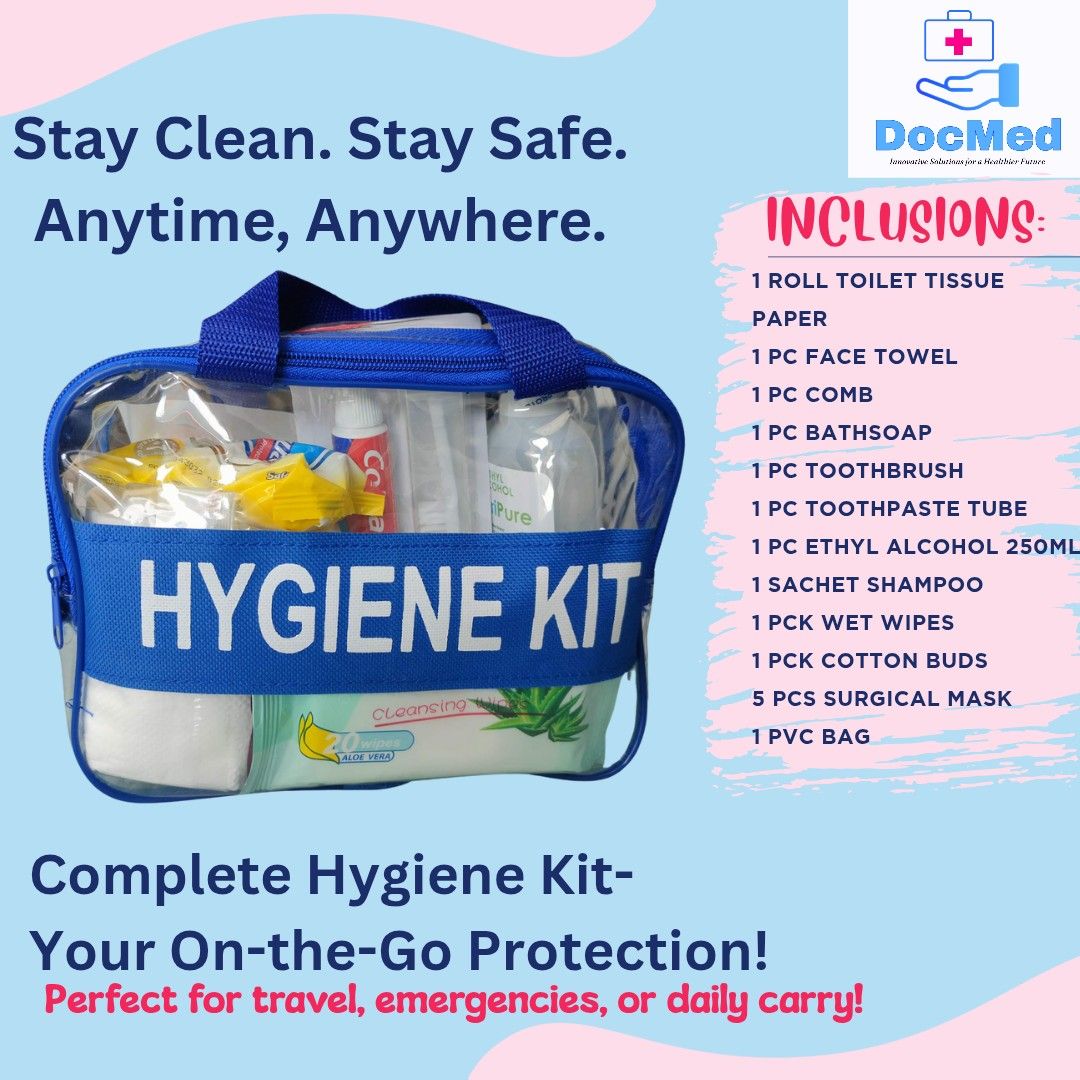 HYGIENE KIT SET WITH CONTENTS (Category: Medical Supplies & Tools) located in Quezon City. Submitted by staffmarke01383 (Listing ID 1368848125, Image 1). Description: .