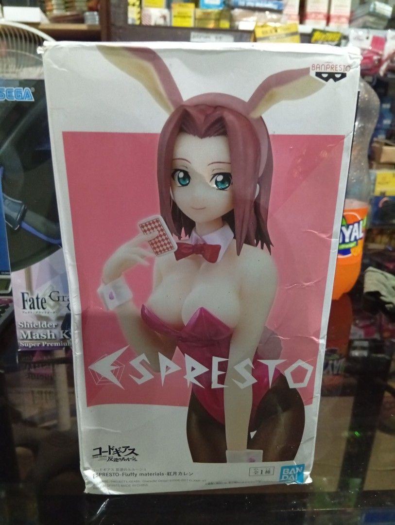 Kallen Bunny Girl code geass (Category: Figurines & Statues) located in Dipaculao. Submitted by zorotoyz (Listing ID 1368806231, Image 1). Description: damage box, sealed figure.