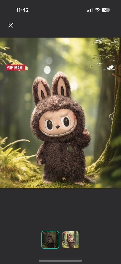 服着き✨labubu Zimomo I FOUND YOU 58cm最安出品 Kawaii 58cm Zimomo I Found U Enamel Big Size Figure Labubu