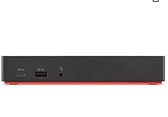 Lenovo ThinkPad USB-C Dock Gen 2 (Category: Laptops & Notebooks) located in Marikina City. Submitted by skowshop (Listing ID 1368806082, Image 1). Description: Brand Lenovo Color Black, Orange Hardware Interface USB, HDMI Compatible Devices lenovo Notebooks/Tablet PC Total USB Ports 3 Product Dimensions 6.73"L x 3.15"W x 1.18"H Number of Ports 2 Item Weight 11.5 Ounces Total HDMI Ports 1 Wattage 90 watts See more About this item One Connection, N