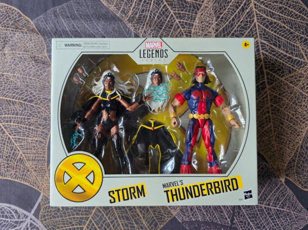 Marvel Legends X-Men Storm & Thunderbird 2 Pack Exclusive 20th Anniversary (Category: Figurines & Statues) located in Caloocan City. Submitted by merrykicksandcollectibles (Listing ID 1368824114, Image 1). Description: ✅ 100% Authentic & Original ✅ Brand New 💰 Price: ₱2,100 (Fixed) 📦 Box condition shown in images ⚠️ No last-price inquiries – they will be ignored. No response = Not interested..
