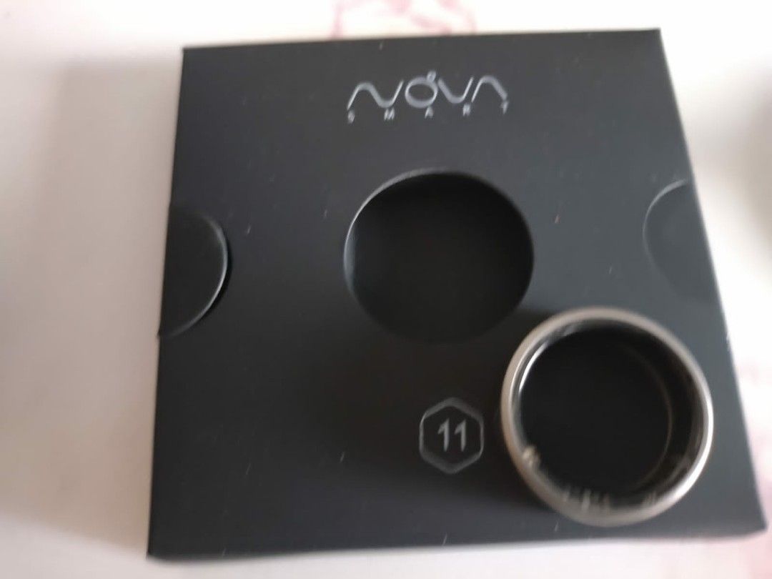 Nova SmartAI ring (Category: Health Monitors & Weighing Scales) located in Calamba. Submitted by len_lozano (Listing ID 1368814889, Image 1). Description: Nova SMART AI Ring (Size 11) https://www.novaring.com/ No subscription required RFS: too big for me Bought at 11K Php. Price negotiable. Please send offer..