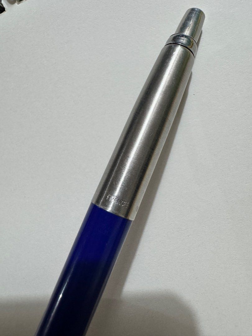 Parker Jotter pen - Blue (Category: Stationery & School Supplies) located in Bacarra. Submitted by retrovival (Listing ID 1368778573, Image 3). Description: Newly replaced parker refill.