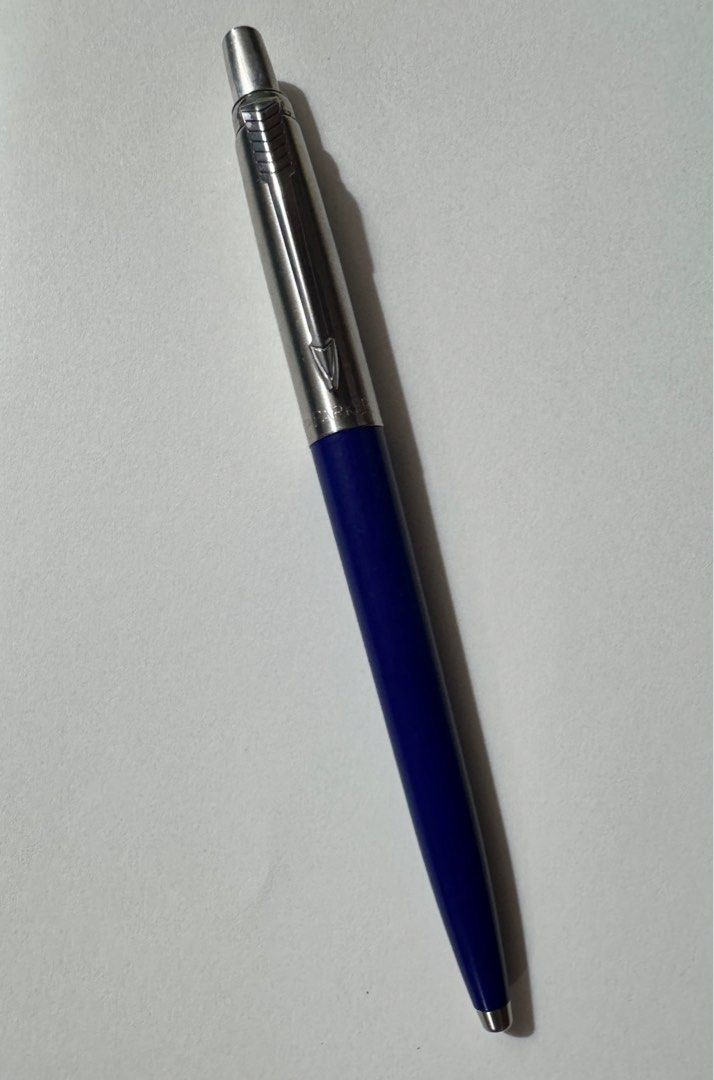 Parker Jotter pen - Blue (Category: Stationery & School Supplies) located in Bacarra. Submitted by retrovival (Listing ID 1368778573, Image 1). Description: Newly replaced parker refill.