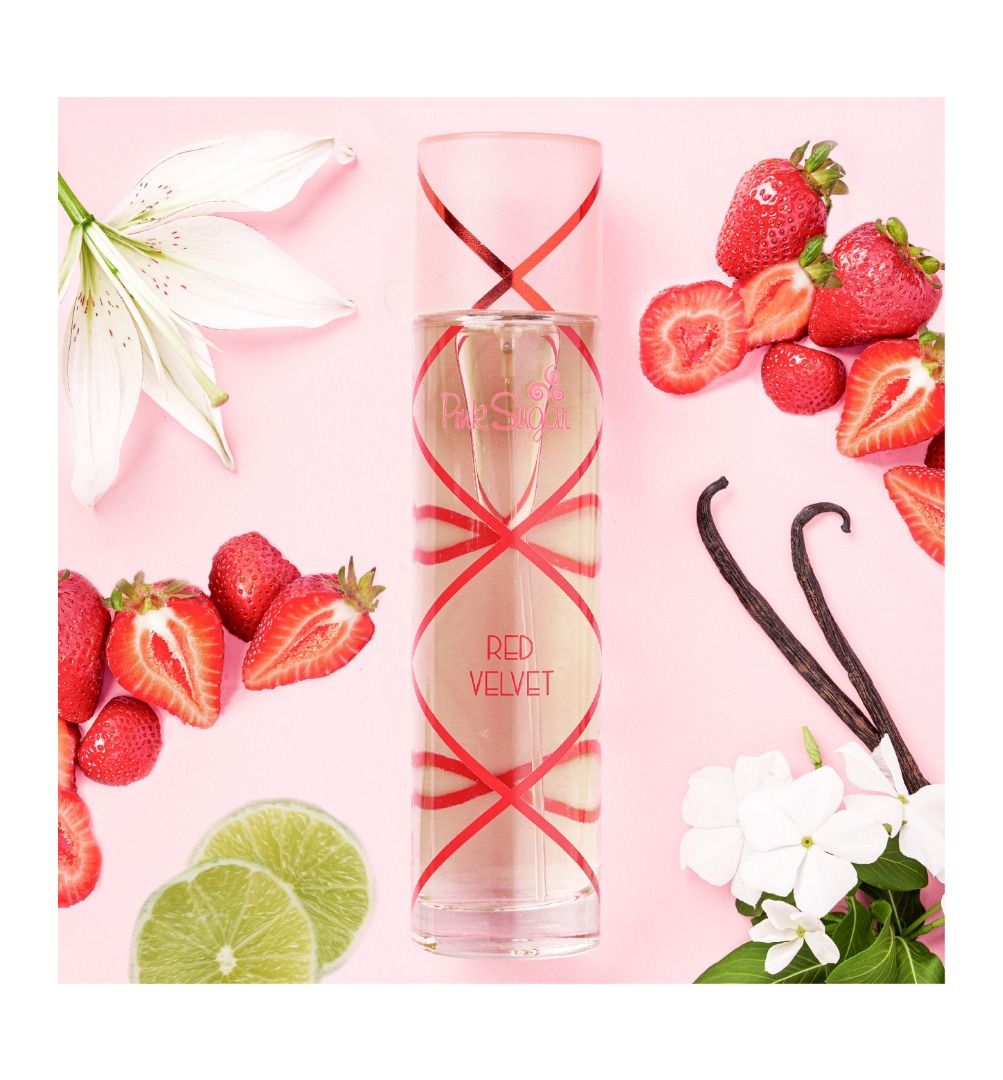 Pink Sugar Red Velvet Special Edition by Aquolina, 3.4 oz Eau De Toilette Spray for Women main image 0