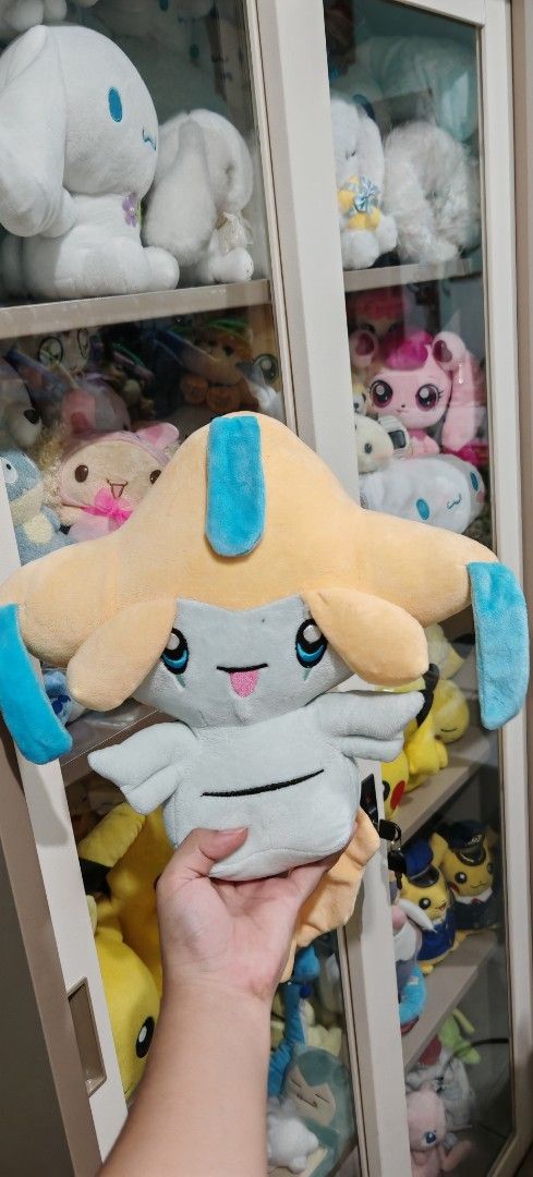 Pokemon Jirachi Plush (Pokémon Center) (Category: Plushies & Soft Toys) located in Binan City. Submitted by anime_finds (Listing ID 1368948096, Image 1). Description: .