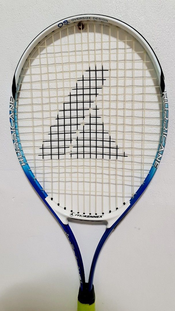 Pro Kennex OS.Oversize Design Hurricane Tennis Racquet (Category: Sports Equipment - Others) located in Sydney. Submitted by desirably (Listing ID 1368938098, Image 3). Description: Pro Kennex OS.Oversize Design Hurricane Tennis Racquet for $35. In good condition. Not sure about grip size etc. Pick up from Marrickville. Pls feel free to check out my other listings..