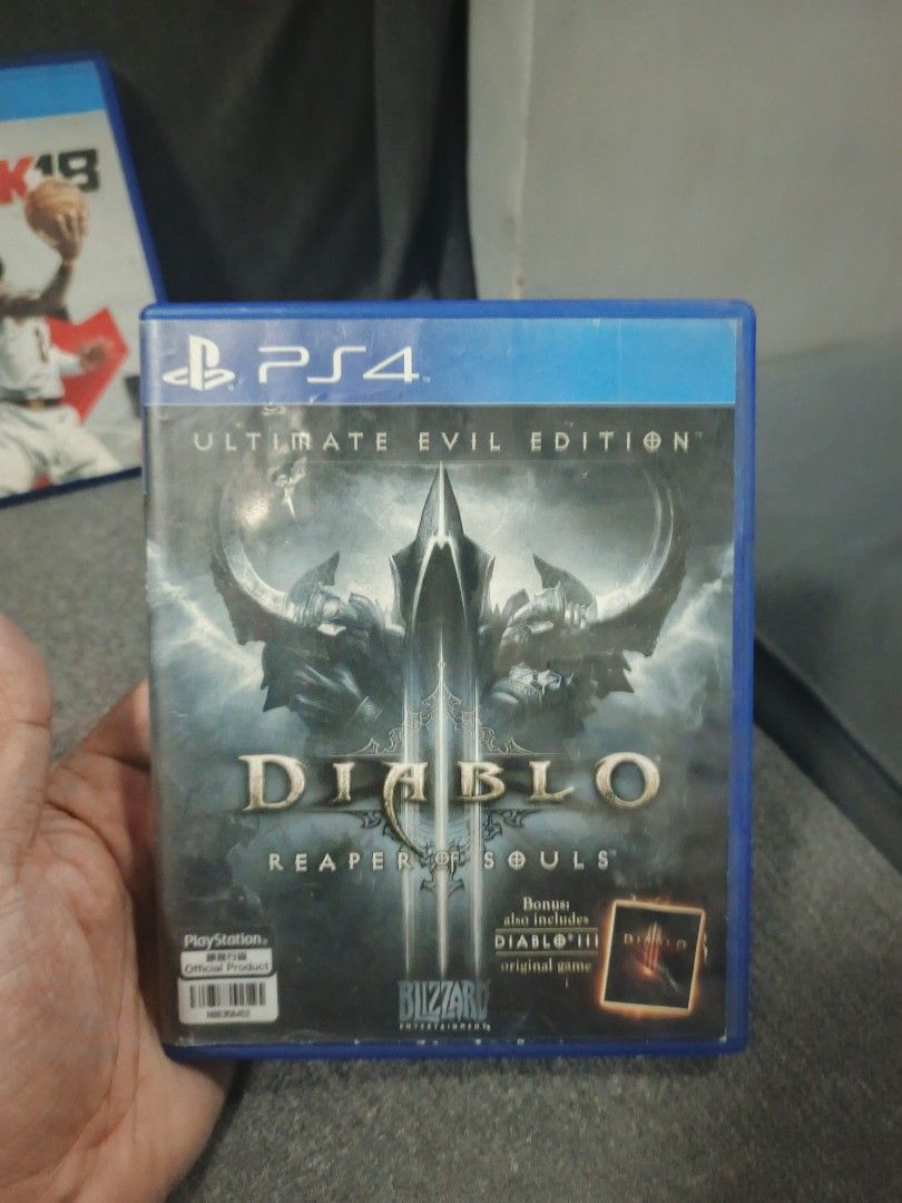 PS4 games (Category: PlayStation) located in Manila. Submitted by blindboxcollectibles (Listing ID 1368856173, Image 3). Description: ps4 games diablo - 700 destiny (bnew) - 400 nba 2k18 legend ed - 300 nba 2k18 regular - 200 nba 2k20 - 300 if lot kukunin 1.3k only mop: gcash mod: lalamove location: cainta thanks 🤗.