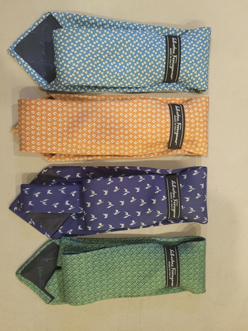 salvatore ferragamo ties clearance