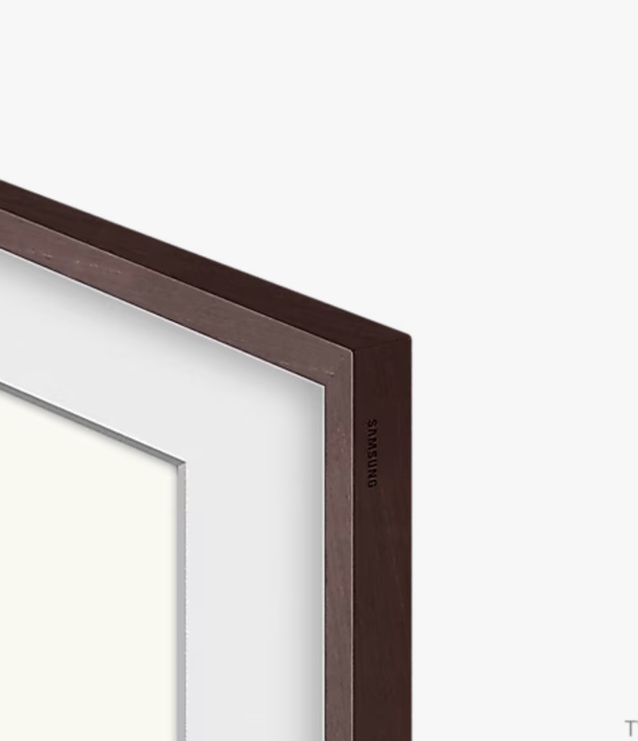Samsung Frame 75inch TV Bezel in Brown, TV & Home Appliances, TV ...